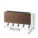 Wall-Hung Type Wooden Decorative Wall Shelf Hanger Organizer Key Rack