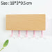Wall-Hung Type Wooden Decorative Wall Shelf Hanger Organizer Key Rack