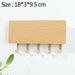 Wall-Hung Type Wooden Decorative Wall Shelf Hanger Organizer Key Rack
