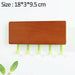Wall-Hung Type Wooden Decorative Wall Shelf Hanger Organizer Key Rack