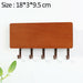 Wall-Hung Type Wooden Decorative Wall Shelf Hanger Organizer Key Rack
