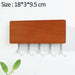 Wall-Hung Type Wooden Decorative Wall Shelf Hanger Organizer Key Rack