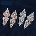 Luxury AAA Cubic Zircon Dangle Earrings Women Fashion Leaf Design Earrings Jewelry