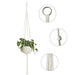 Plant Hanger Baskets Flower Pots Holder Balcony Hanging Knotted Rope Home Decor