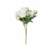 Artificial White Rose Flowers Silk Wedding Decorative Flower Bouquet Home Decor