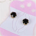 1 Pair Slimming Earrings Magnetic Metabolism-Boosting Stone Stud Earrings Jewelry