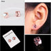 1 Pair Slimming Earrings Magnetic Metabolism-Boosting Stone Stud Earrings Jewelry