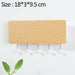 Wall-Hung Type Wooden Decorative Wall Shelf Hanger Organizer Key Rack