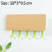 Wall-Hung Type Wooden Decorative Wall Shelf Hanger Organizer Key Rack