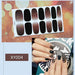 Nail Art Stickers UV Gel Polish Nail Wraps Strips Full Cover Colorful Nail Polish Stickers
