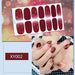 Nail Art Stickers UV Gel Polish Nail Wraps Strips Full Cover Colorful Nail Polish Stickers