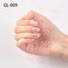 Nail Art Stickers UV Gel Polish Nail Wraps Strips Full Cover Colorful Nail Polish Stickers
