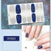 Nail Art Stickers UV Gel Polish Nail Wraps Strips Full Cover Colorful Nail Polish Stickers