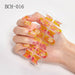 Nail Art Stickers UV Gel Polish Nail Wraps Strips Full Cover Colorful Nail Polish Stickers