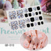 Nail Art Stickers UV Gel Polish Nail Wraps Strips Full Cover Colorful Nail Polish Stickers