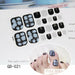 Nail Art Stickers UV Gel Polish Nail Wraps Strips Full Cover Colorful Nail Polish Stickers