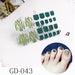 Nail Art Stickers UV Gel Polish Nail Wraps Strips Full Cover Colorful Nail Polish Stickers