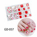 Nail Art Stickers UV Gel Polish Nail Wraps Strips Full Cover Colorful Nail Polish Stickers