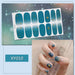 Nail Art Stickers UV Gel Polish Nail Wraps Strips Full Cover Colorful Nail Polish Stickers