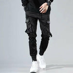 Men Joggers Cargo Pants Streetwear Hip Hop Casual Pockets Track Pants Fashion Trousers