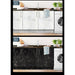 Modern Kitchen Stickers Waterproof Oil-Proof Classic Marble Pattern Wall Stickers
