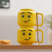 250mL Ceramic Cup Lego Mugs Smiling Expression Face Cartoon Coffee Milk Tea Mugs
