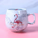 Flamingo Coffee Mugs Cute Colorful Ceramic Tea Coffee Milk Cup