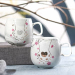 Flamingo Coffee Mugs Cute Colorful Ceramic Tea Coffee Milk Cup