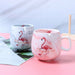 Flamingo Coffee Mugs Cute Colorful Ceramic Tea Coffee Milk Cup
