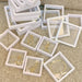 10Pcs Set 3D Floating Display Case Stands Holder Suspension Storage Jewelry Box