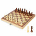 Wooden Chess Set Foldable Magnetic Large Board Portable Travel Board Game