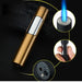 Unique metal Jet Lighter Adjustable Butane Gas Blue flame Lighter