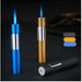 Unique metal Jet Lighter Adjustable Butane Gas Blue flame Lighter