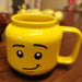 250mL Ceramic Cup Lego Mugs Smiling Expression Face Cartoon Coffee Milk Tea Mugs