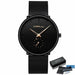 Fashion Men's Luxury Wristwatch Casual Slim Mesh Steel Waterproof Sports Watch