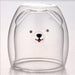 Double Wall Glass Mug Bear Cat Dog Cute Animals Double-Layer Coffee Tea Milk Cups