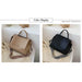 PU Leather Cross-Body Bags Women Solid Color Shoulder Messenger Handbags