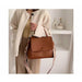 PU Leather Cross-Body Bags Women Solid Color Shoulder Messenger Handbags