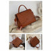 PU Leather Cross-Body Bags Women Solid Color Shoulder Messenger Handbags