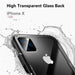 Tempered Glass Case For iPhone 12 12Mini 11 Pro MAX Clear Soft Silicone Glass Cover