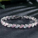 Trendy Charm Marquise Cut Cubic Zirconia Bracelets Women Jewelry