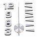 Large Wall Clock Quartz 3D DIY Wall Clock Acrylic Mirror Stickers Oversize Home Decor