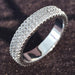 Sterling Silver Wedding Bands Eternity Ring Jewelry For Women