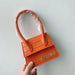 Women's Leather Designer Handbag Small PU Leather Flap-Bag
