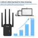 Wireless Extender 802.11ac WiFi Repeater 2.4G/5Ghz Wi-Fi Amplifier 300/1200 M