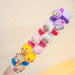 Cute Cartoon Princess Flower Elastic Kids Hair Rubber Band Girls Hair Accessories