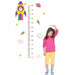 Height Measure Wall Sticker Kids Room Growth Chart Nursery Room Wall Decor Sticker