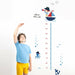 Height Measure Wall Sticker Kids Room Growth Chart Nursery Room Wall Decor Sticker