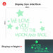 Luminous Moon and Stars Wall Stickers For Kids Room Home Decoration
