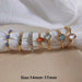 New Arrival Vintage 8Pcs/Set Fairy Colorful Stone Metallic Fashion Finger Rings